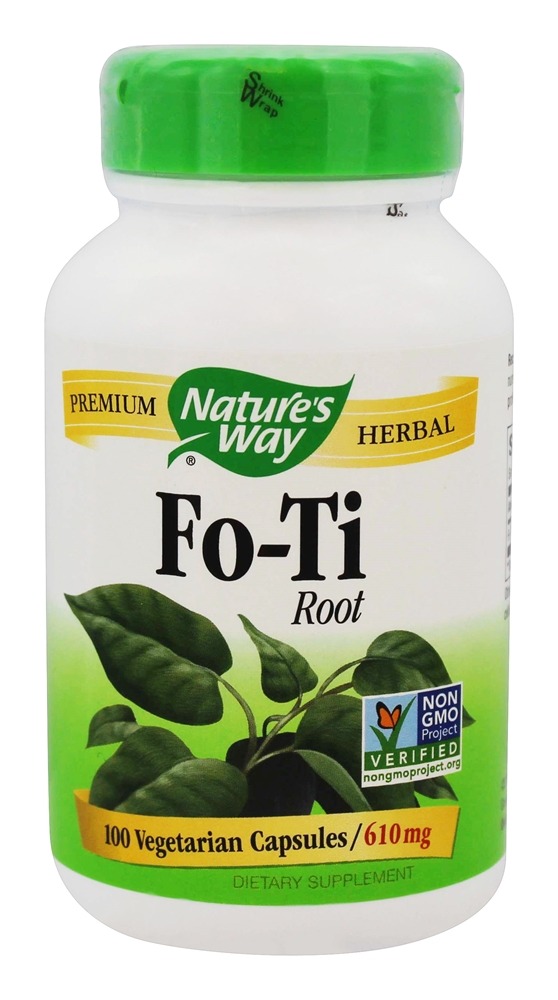 Nature's Way - Fo-Ti Root 610 mg. - 100 Vegetarian Capsules