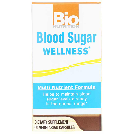 Bio Nutrition Blood Sugar Wellness 60 Veg Capsules