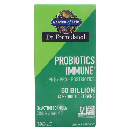 Garden of Life - Dr. Formulated Probiotics Immune 50 Billion CFU - 30 Vegetarian Capsules