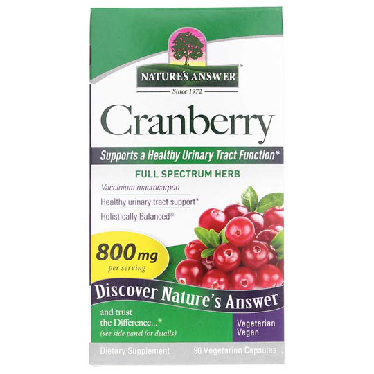 Natures Answer Cranberry 90 Veg Capsules
