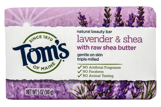 Tom's of Maine - Natural Beauty Bar Soap Lavender & Shea - 5 oz.