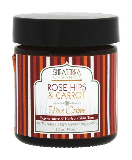 Shea Terra Organics - Face Creme Rose Hips & Carrot - 2 oz.