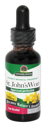 Nature's Answer - Saint John's Wort Young Flowering Tops Organic Alcohol - 1 fl. oz.
