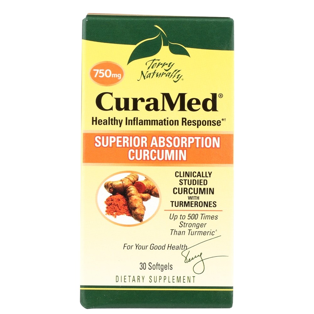 EuroPharma - Terry Naturally CuraMed with BCM-95 750 mg. - 30 Softgels