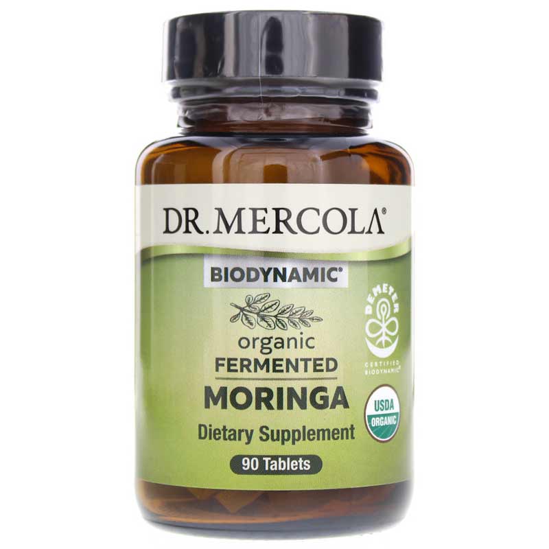 Dr. Mercola Biodynamic Organic Fermented Moringa 90 Tablets