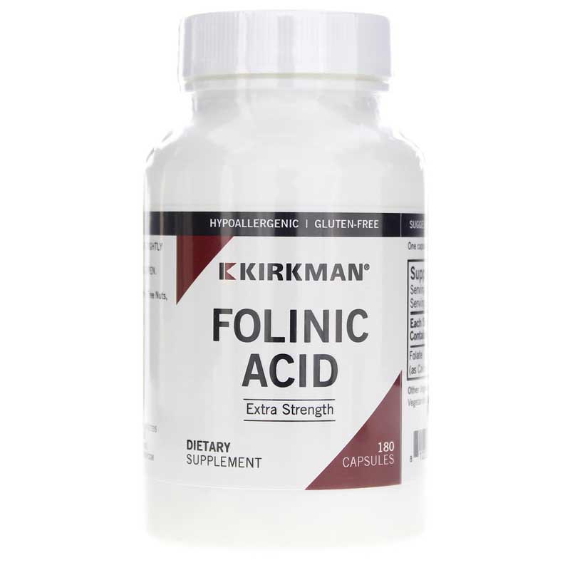 Kirkman Folinic Acid Extra Strength 180 Capsules