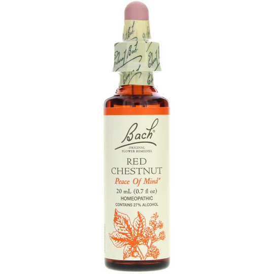 Bach Flower Remedies Red Chestnut Flower Essence .7 Oz