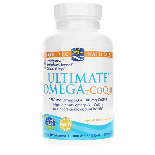 Nordic Naturals Ultimate Omega + CoQ10 120 Softgels