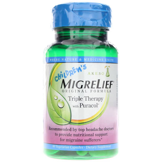 Akeso Childrens Migrelief 60 Veg Capsules