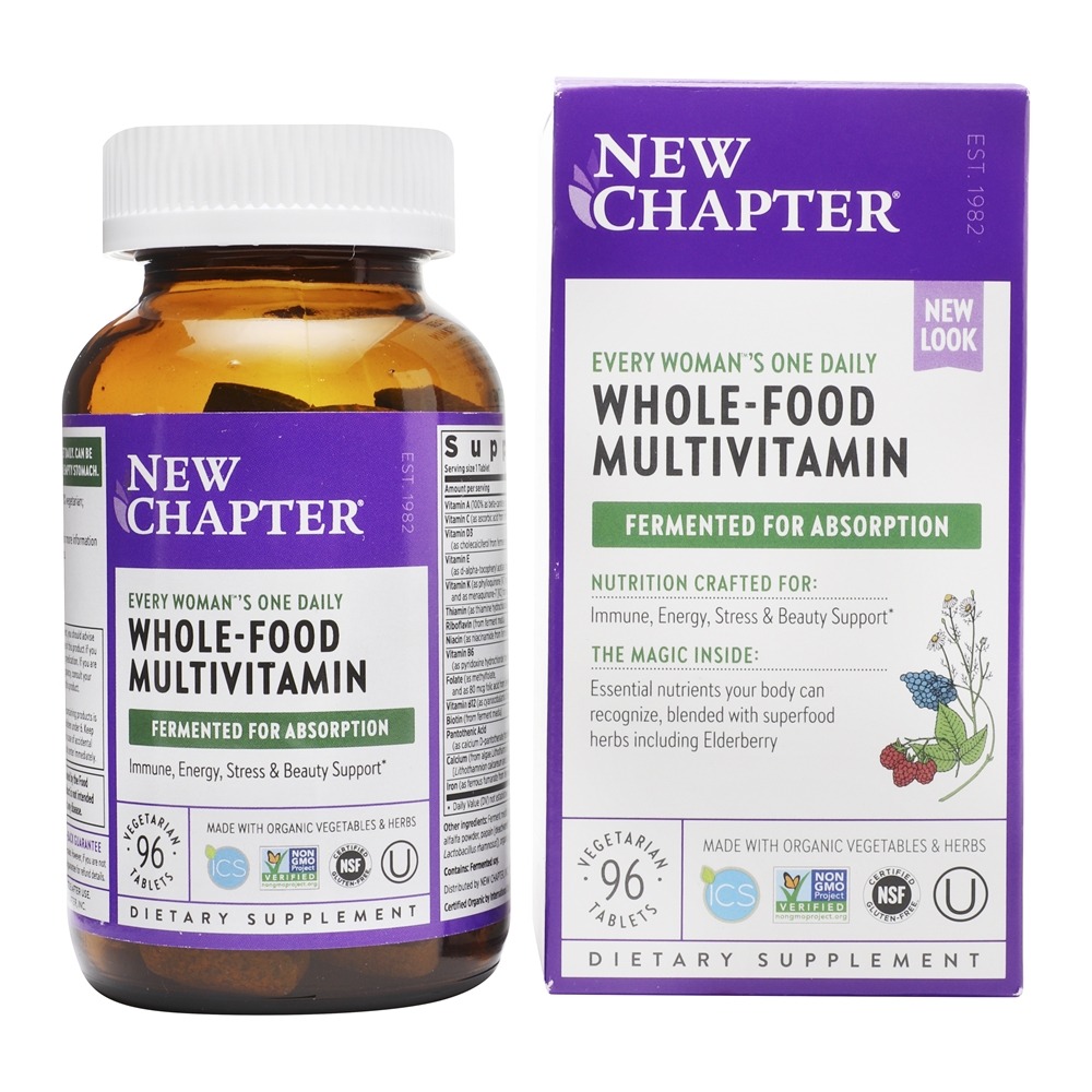 New Chapter - Every Woman's One Daily Whole-Food Multivitamin - 96 Vegetarian Tablets