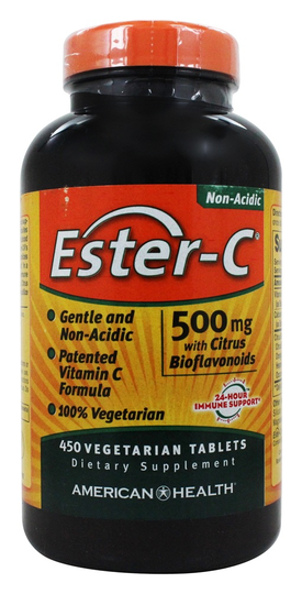 American Health - Ester-C with Citrus Bioflavonoids 500 mg. - 450 Vegetarian Tablets