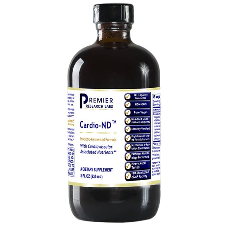 Premier Research Labs Cardio-ND With Cardiovascular-Associated Nutrients 8 Oz