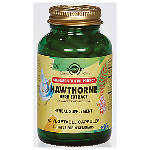 Hawthorne Herb Extract - Standardized Full Potency (60 Vegetarian Capsules)