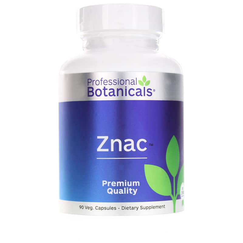 Professional Botanicals Znac 90 Veg Capsules