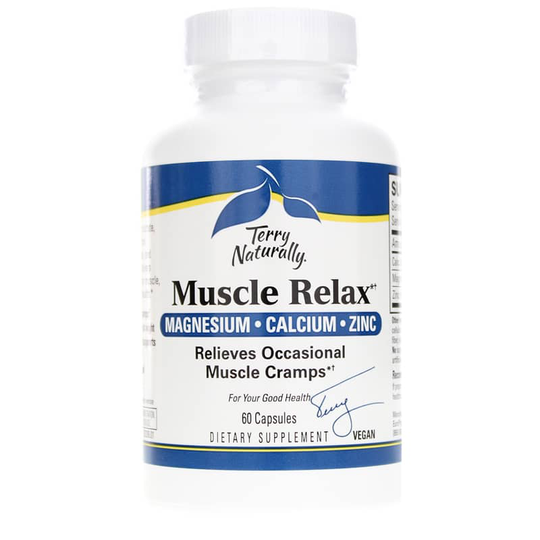 Terry Naturally Muscle Relax Magnesium Calcium Zinc 60 Capsules