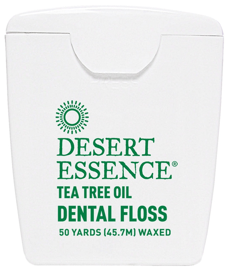 Desert Essence - Dental Floss Wax Tea Tree Oil - 50 Yard(s)