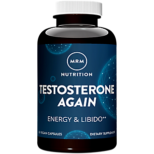 Testosterone Again with KSM-66 Ashwagandha, Testofen Fenugreek and TongKat Ali Root Extract (60 Vegan Capsules)