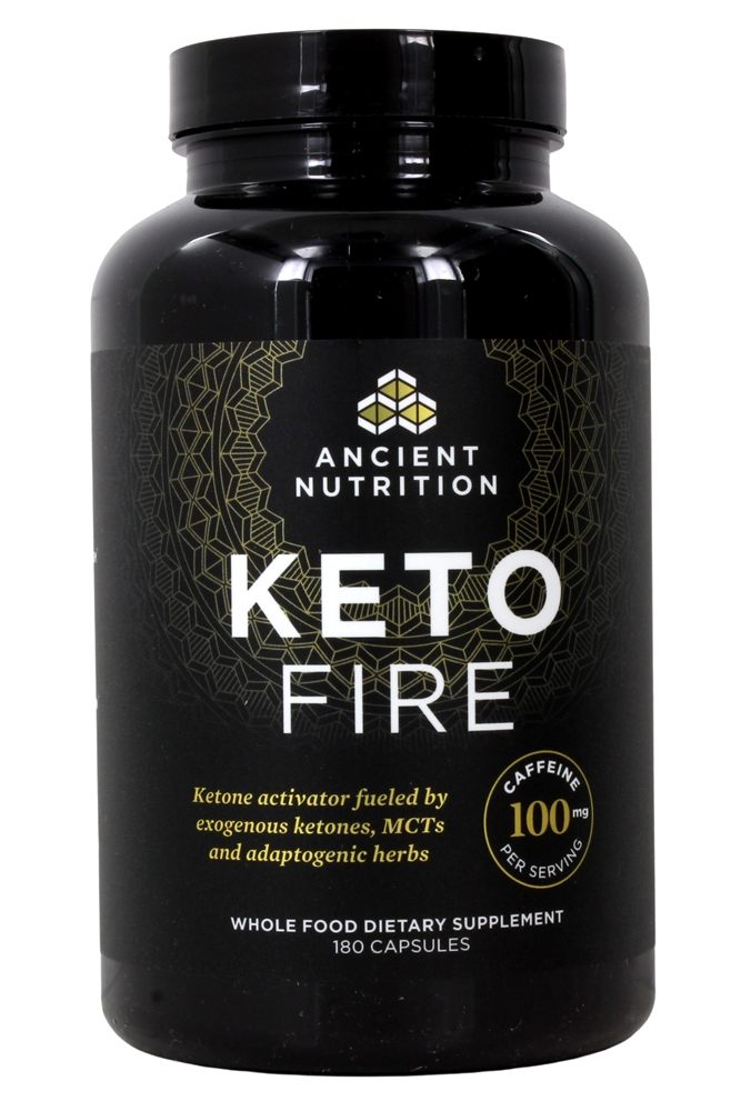 Ancient Nutrition - Keto Fire Ketone Activator - 180 Capsules