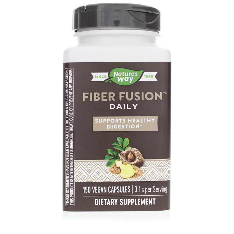 Natures Way Fiber Fusion Daily 150 Veg Capsules