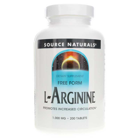 Source Naturals L-Arginine 1000 Mg 200 Tablets