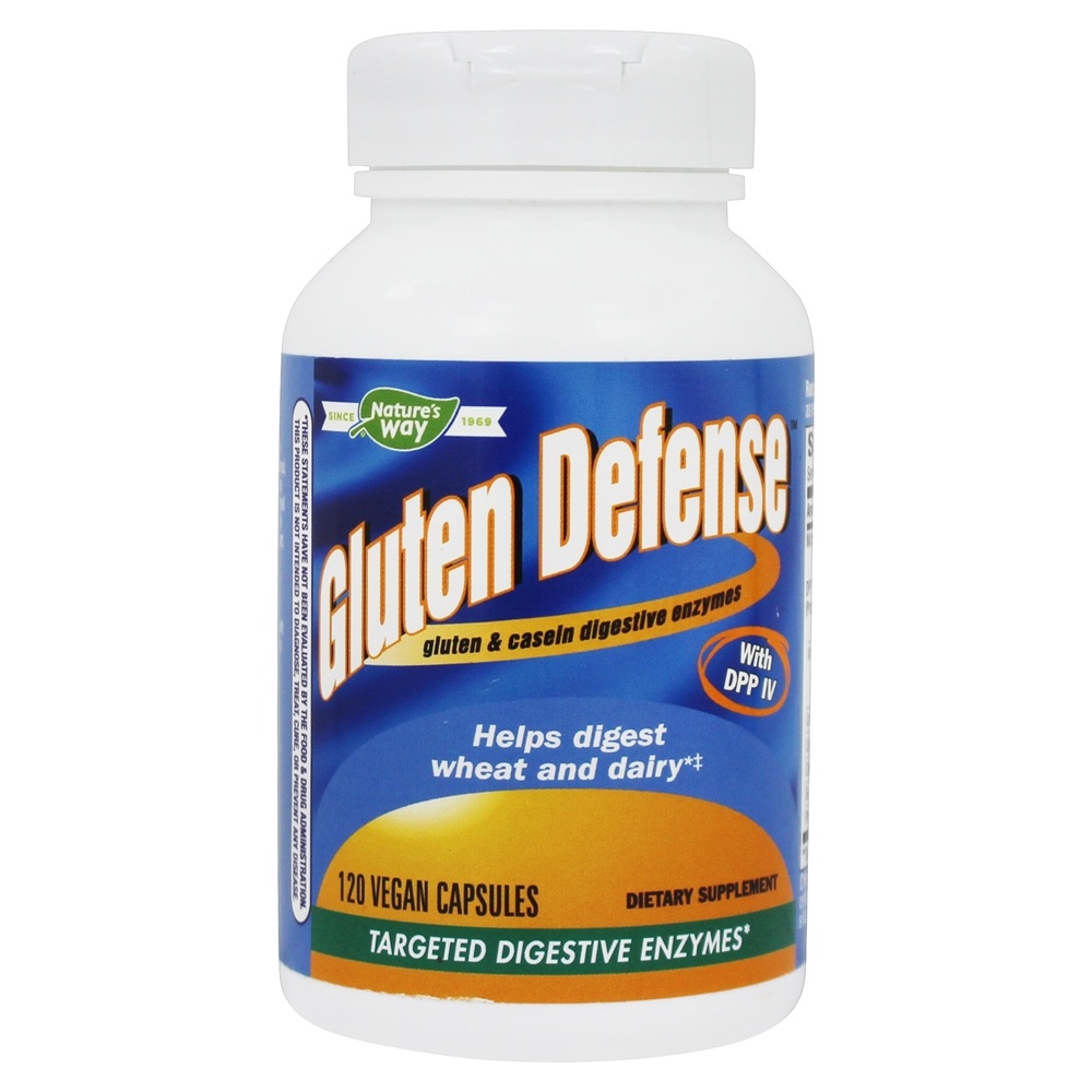 Nature's Way - Gluten Defense Targeted Digestive Enzymes with DPP IV - 120 Vegan Capsules