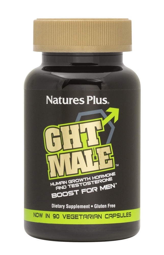 Natures Plus - GHT Male Boost for Men - 90 Vegetarian Capsules