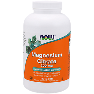 Magnesium Citrate - 200 MG (250 Tablets)