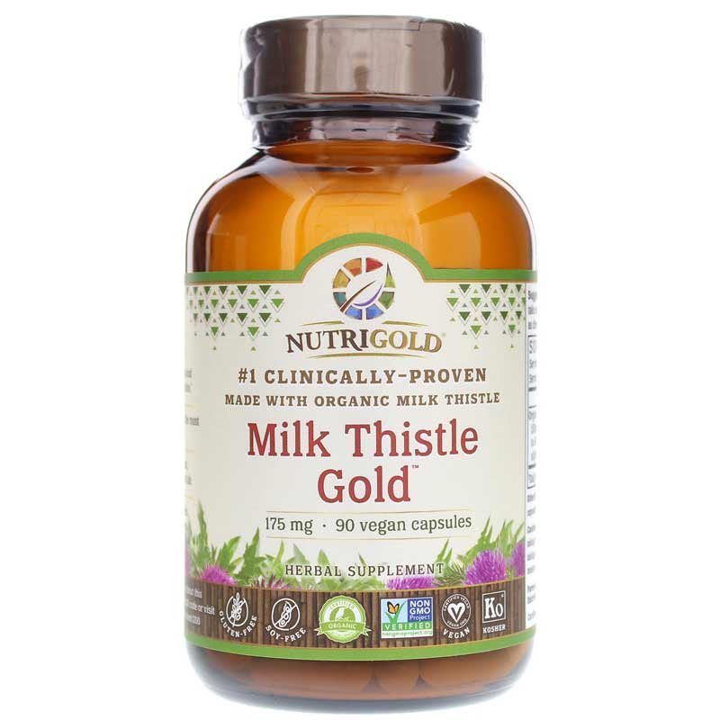 NutriGold Milk Thistle Gold 175 Mg 90 Vegan Capsules