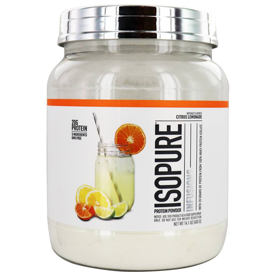 Nature's Best - Isopure Infusions Protein Powder Citrus Lemonade - 14.1 oz.