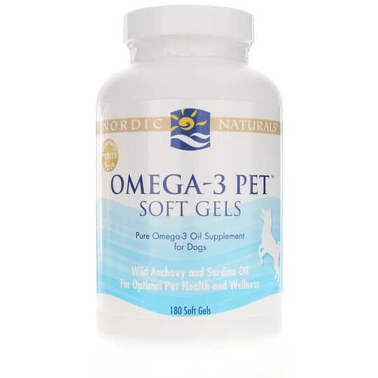 Nordic Naturals Omega-3 Pet for Dogs 180 Softgels