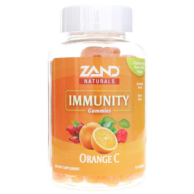 Zand Orange C Immunity Gummies 60 Gummies
