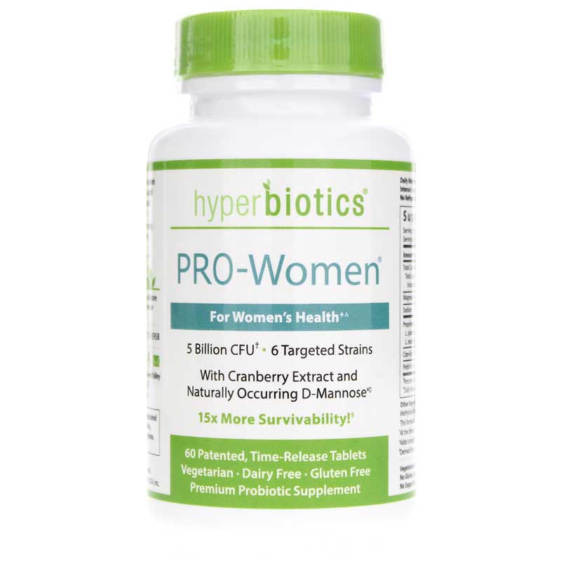 Hyperbiotics PRO-Women 5 Billion CFU 60 Tablets