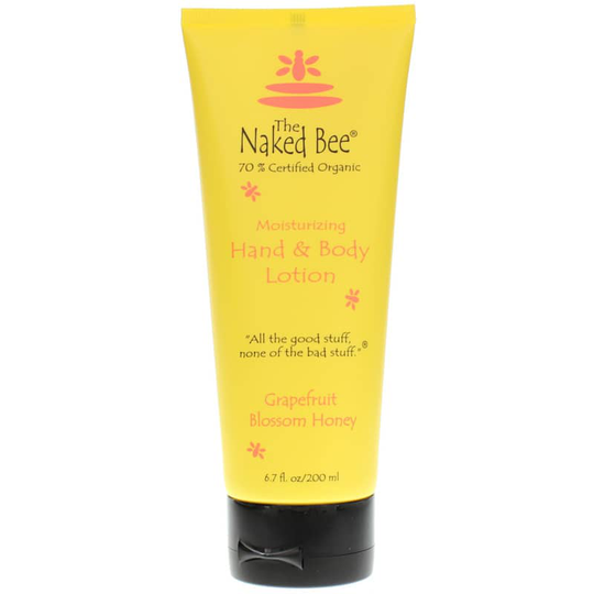 Naked Bee Moisturizing Hand & Body Lotion Grapefruit Blossom Honey 6.7 Oz