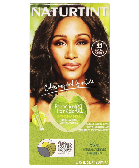 Naturtint - Permanent Hair Color 4N Natural Chestnut - 5.6 fl. oz.
