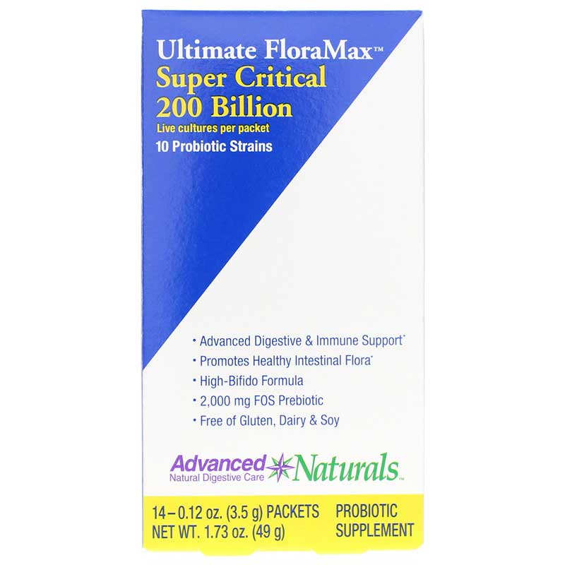 Advanced Naturals Ultimate FloraMax Super Critical 200 Billion 14 Packets