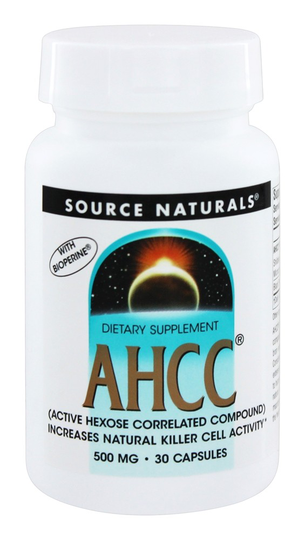 Source Naturals - AHCC with Bioperine - 30 Capsules