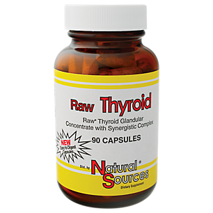 Raw Thyroid Glandular - Concentrate with Synergistic Complex (90 Capsules)