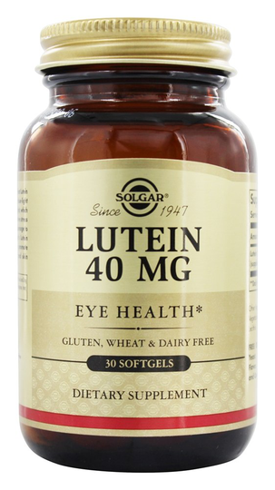 Solgar - Lutein Eye Health 40 mg. - 30 Softgels