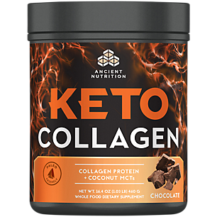 Keto Collagen Protein + Coconut MCT's - Chocolate (16.4 oz./ 22 Servings)
