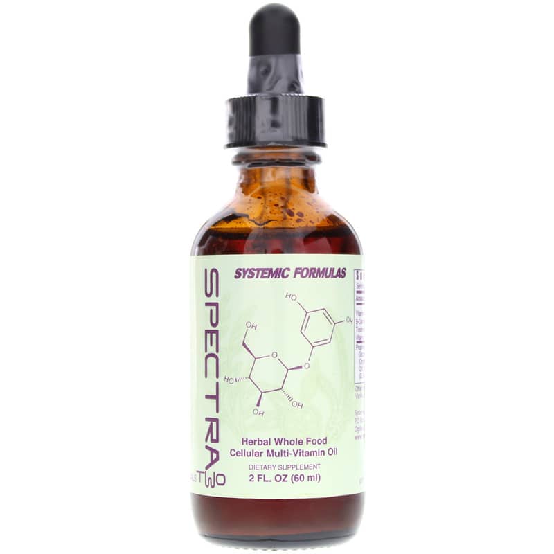 Systemic Formulas Spectra Two Cellular Multi-Vitamin/Mineral Oil 2 Oz