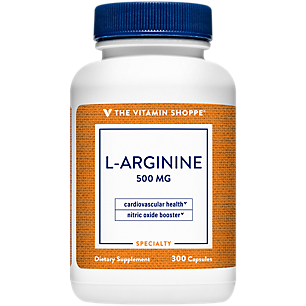L-Arginine Amino Acid - Supports Production of Nitric Oxide - 500 MG (300 Capsules)