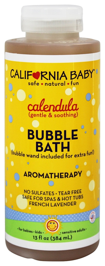 California Baby - Aromatherapy Bubble Bath With Bubble Wand Calendula - 13 fl. oz.