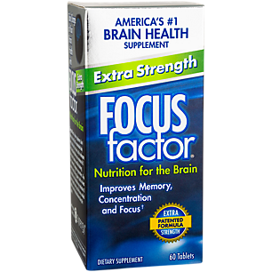 Focus Factor - Extra Strength Nutrition for the Brain (60 Tablets)