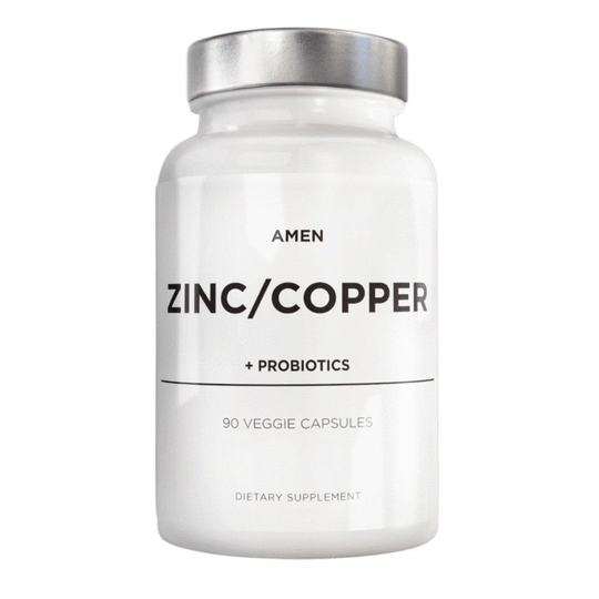 Codeage - Amen Zinc 50mg with Copper & Probiotics - 90 Vegetable Capsule(s)