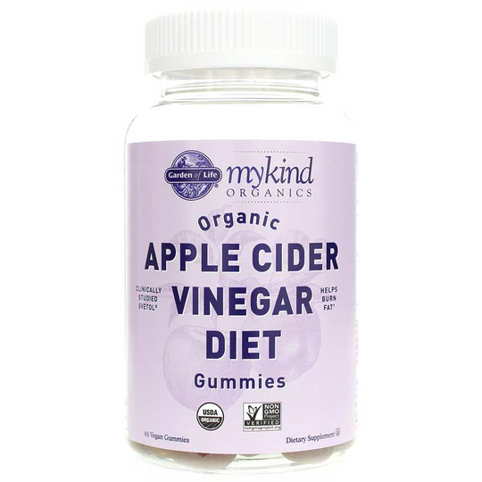 Garden of Life mykind Organics Organic Apple Cider Vinegar Diet Gummies 63 Gummies