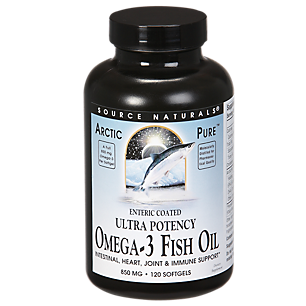 Arctic Pure Omega 3 Fish Oil - Ultra Potency - 850 MG (120 Softgels)