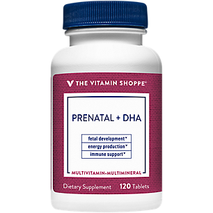 Prenatal + DHA Multivitamin for a Healthy Pregnancy (120 Tablets)
