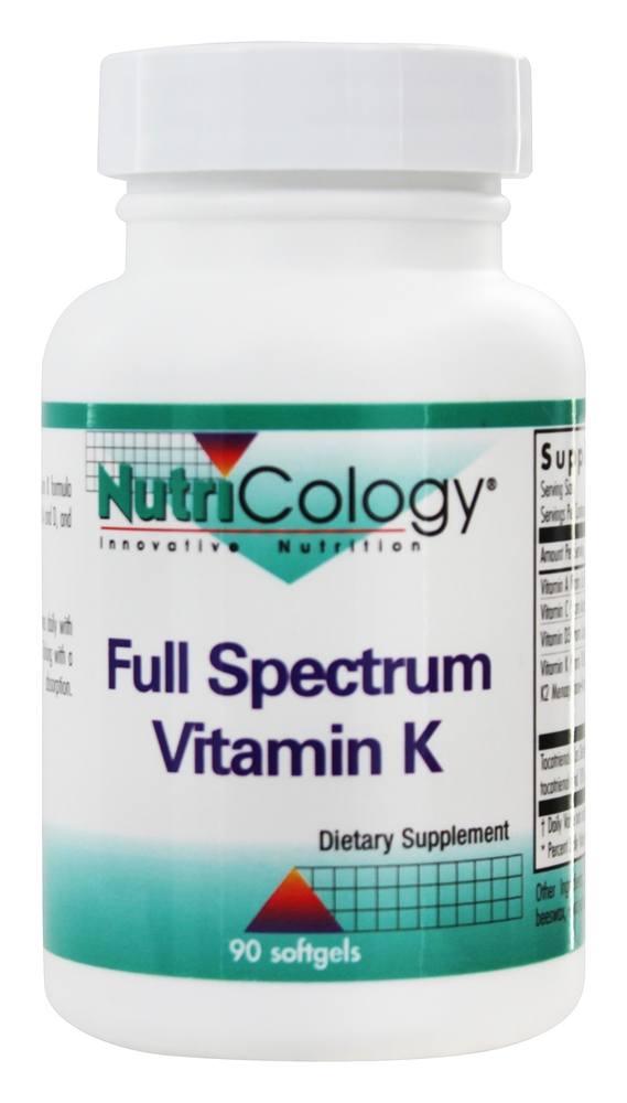 Nutricology - Full Spectrum Vitamin K - 90 Softgels