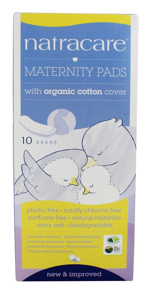 Natracare - Cotton New Mother Natural Maternity Pads - 10 Pad(s)