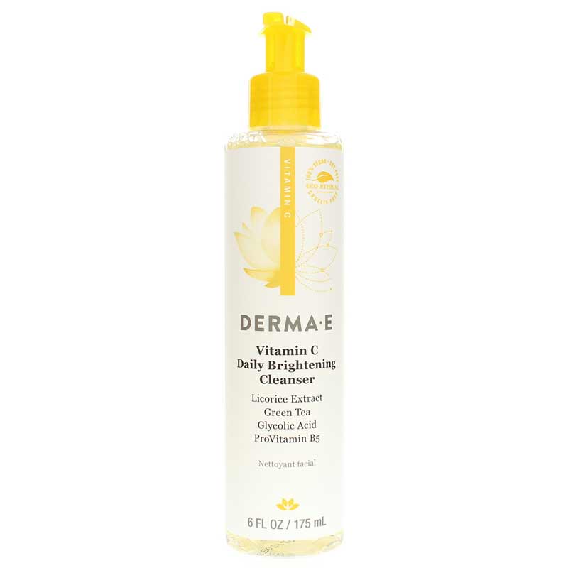 Derma E Vitamin C Daily Brightening Cleanser 6 Oz